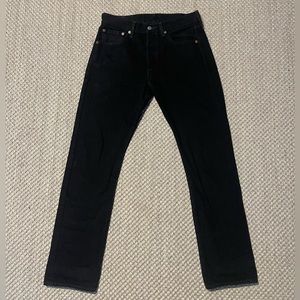 Levi’s Vintage 501 Relaxed Fit High-Waisted Black Jean 29